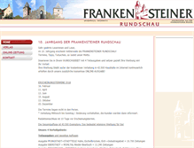 Tablet Screenshot of frankensteiner-rundschau.de
